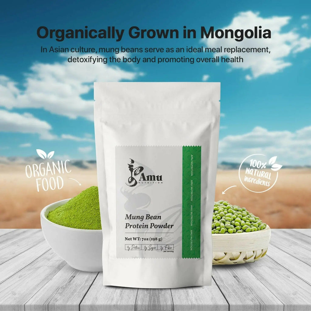 Roasted Mung Beans Powder – 198 g – Gluten-Free, Celiac-Friendly, Low-Calorie, Traditionally Used for Detox and Digestive Health
