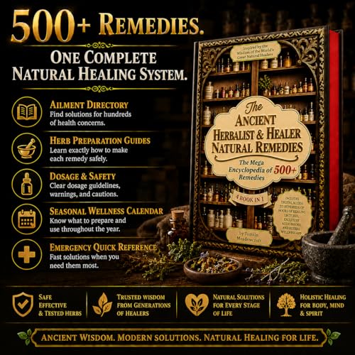 The Ancient Herbalist & Healer Natural Remedies. 4 Books in 1 The Mega Apothecary Encyclopedia: 500+ Remedies for Daily Wellness, Beauty, Hormonal ... Home, Inspired by Natural Health Teachings