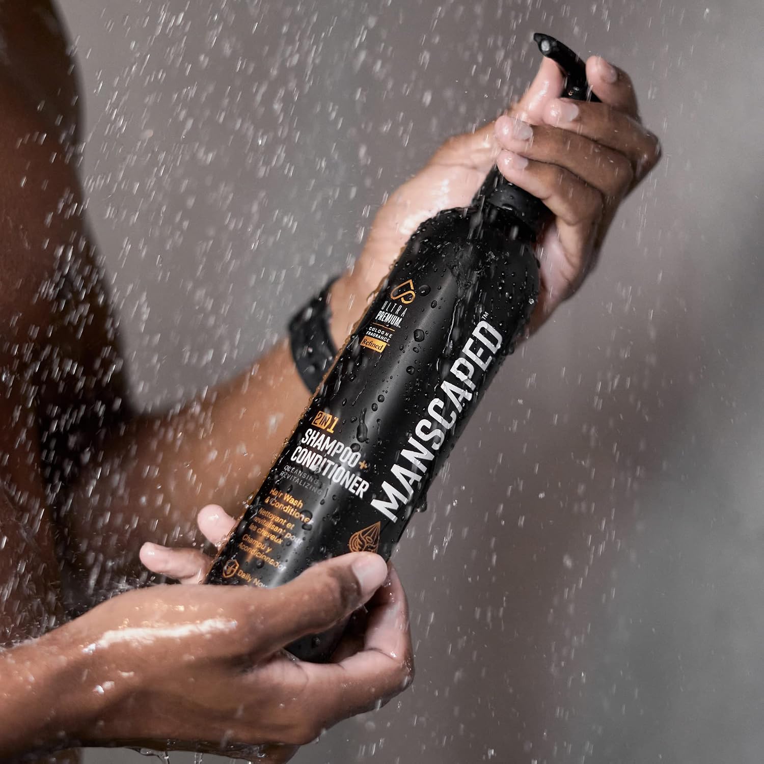 MANSCAPED 2-In-1 Shampoo & Conditioner Sea Kelp Coconut Water Aloe 16 Oz 2 Pack