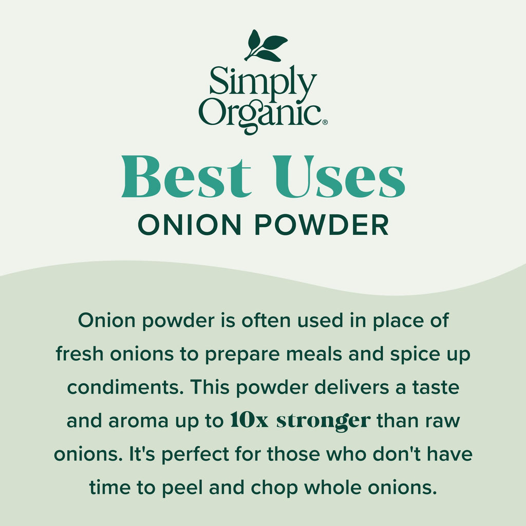 Simply Organic White Onion Powder,